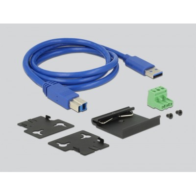 Delock External Industry Hub 10 x USB 3.0 Type-A with 20 kV ESD protection 2