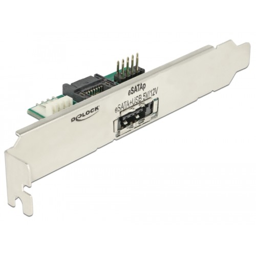 Delock Slot bracket 1 x eSATApd 5 V / 12 V