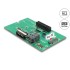 Delock U.2 SFF-8643 Adapter to PCIe x4 or M.2 Key M slot with fixing plate