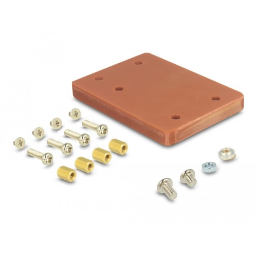 Delock U.2 SFF-8643 Adapter to PCIe x4 or M.2 Key M slot with fixing plate