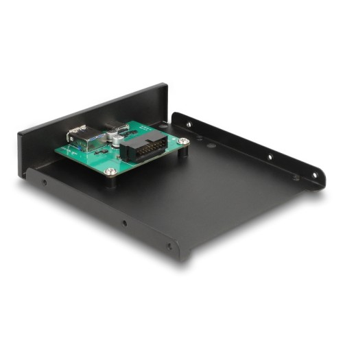 Delock 3.5" USB 3.1 Gen 1 Front Panel 1 x USB Type-C™ + 1 x USB Typ-A