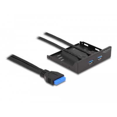Delock 3.5″ Front Panel  2 x USB 3.0