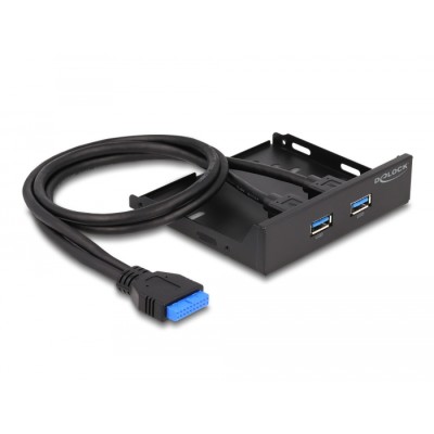 Delock 3.5″ Front Panel  2 x USB 3.0 2