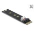 Delock PCI Express x1 to M.2 Key M Adapter