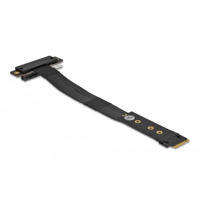 Delock M.2 Key M to PCIe x4 NVMe Adapter angled with 20 cm cable 2
