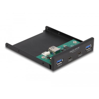 Delock 3.5″ USB 5 Gbps Front Panel 2 x USB Type-C™ + 2 x USB Type-A 2