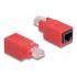 Delock RJ45 Crossover Adapter plug  jack