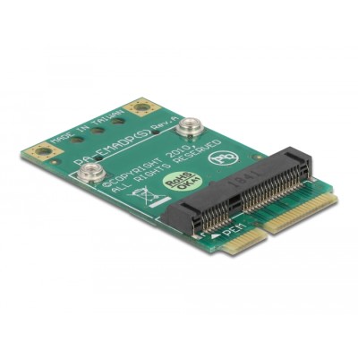 Delock Converter Mini PCI Express half-size > full-size