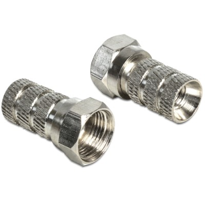 Delock F plug for cable with 5.0 - 5.2 mm diameter