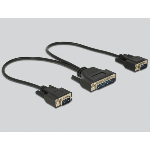 Delock PCI Express x1 Card to 2 x Serial RS-422/485 ESD protection optional surge protection