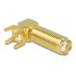 Delock SMA Jack 90° PCB Thread length 16 mm