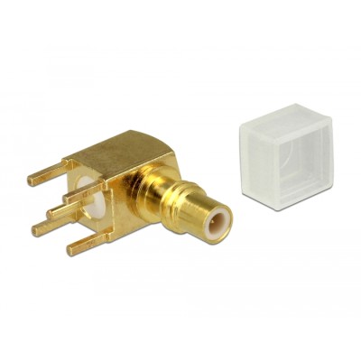 Delock Adapter SMC jack 90° angled PCB