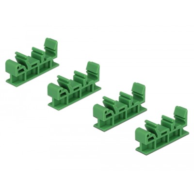 Delock DIN rail clip for PCB 4 pieces 2