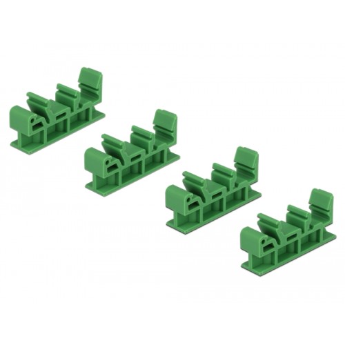 Delock DIN rail clip for PCB 4 pieces