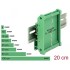 Delock Board Holder (72 mm) for DIN Rail 20 cm long