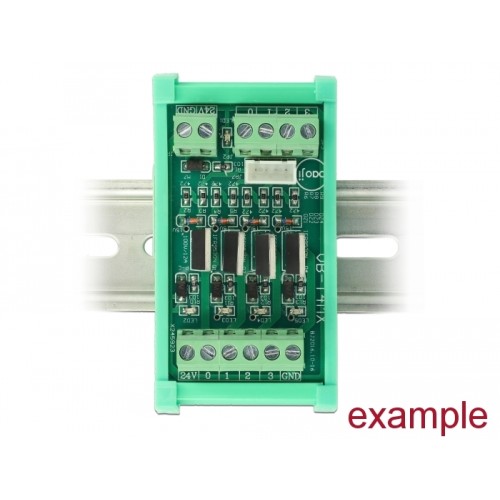 Delock Board Holder (72 mm) for DIN Rail 25 cm long