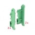 Delock DIN Rail Side Panel for Board Holder 4 pieces