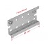 Delock DIN Rail Stainless Steel with End Stop for Wall Mounting