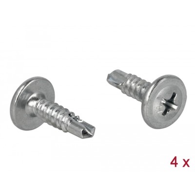 Delock DIN Rail Stainless Steel with End Stop for Wall Mounting 2