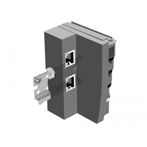 Delock DIN Rail Stainless Steel with End Stop for Wall Mounting