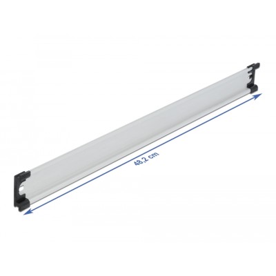 Delock DIN Rail 35 x 7.5 mm (19") Aluminium 2