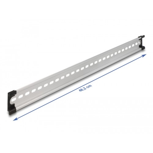 Delock DIN Rail 35 x 7.5 mm (19") Aluminium