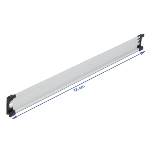 Delock DIN Rail 35 x 7.5 mm (50 cm) Aluminium