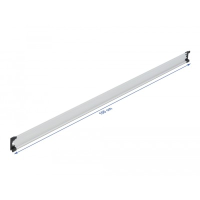 Delock DIN Rail 35 x 7.5 mm (100 cm) Aluminium 2