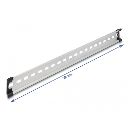 Delock DIN Rail 35 x 7.5 mm (50 cm) Aluminium
