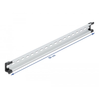 Delock DIN Rail 35 x 15 mm (50 cm) Aluminium 2