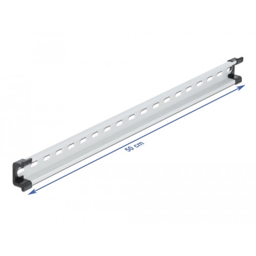 Delock DIN Rail 35 x 15 mm (50 cm) Aluminium