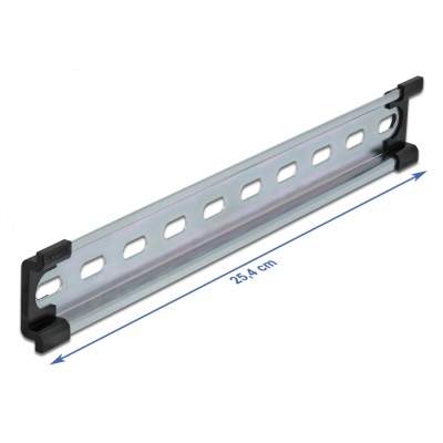 Delock DIN Rail 35 x 7.5 mm (10") Steel 2