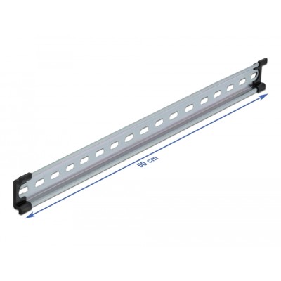 Delock DIN Rail 35 x 7.5 mm (50 cm) Steel 2