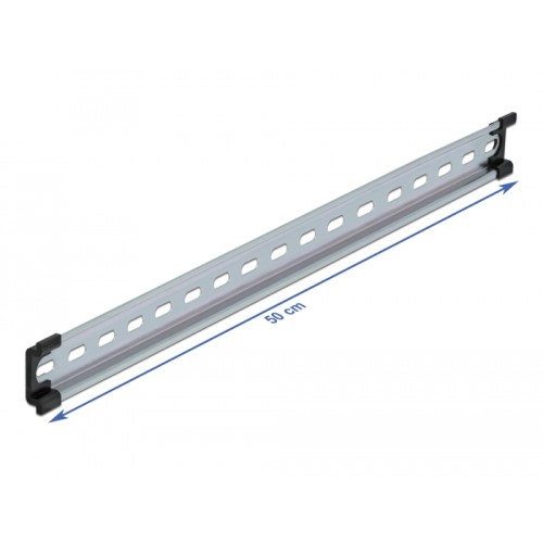 Delock DIN Rail 35 x 7.5 mm (50 cm) Steel