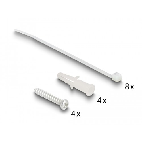Delock Consolidation Point Box 4 port for Keystone Modules