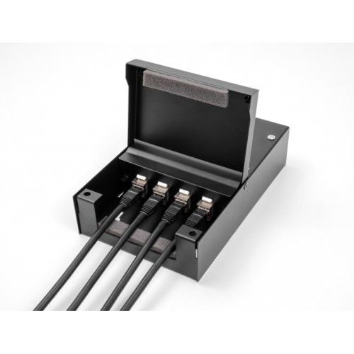 Delock Consolidation Point Box 4 port for Keystone Modules
