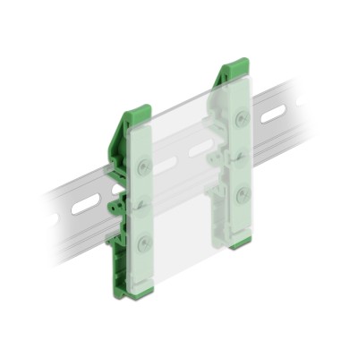 Delock DIN rail clip for PCB 85 mm 4 pieces