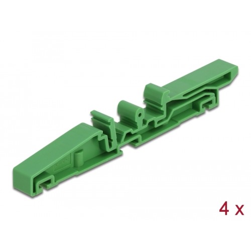 Delock DIN rail clip for PCB 122 mm 4 pieces