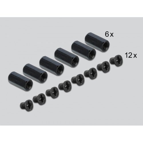 Delock DIN rail Mounting Kit for Micro Controller or 3.5″ Devices