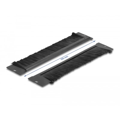 Delock Brush Strip universal 350 x 55 mm black 2