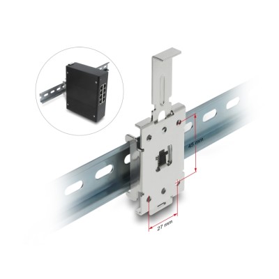 Delock DIN rail adapter