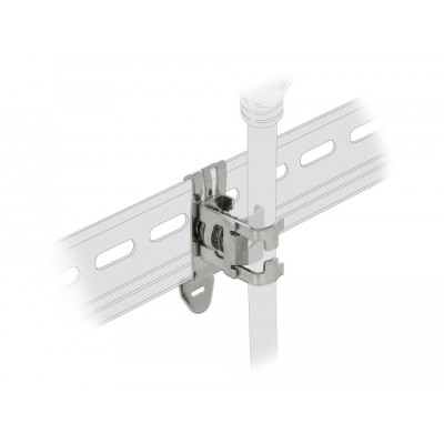 Delock Shield Clamp for DIN Rail - Cable diameter 10 - 20 mm