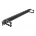 Delock 19″ Cable Management Brush Strip with 2 hooks 1U black