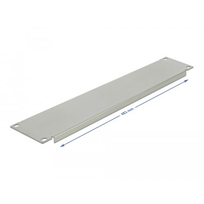 19″ Network Cabinet Blind Cover 2U grey 2