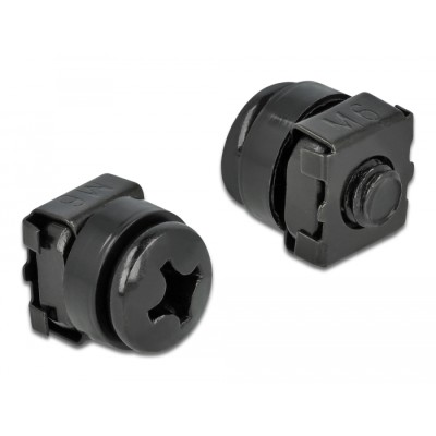 Delock Mounting Kit for Network Cabinet 20 pieces black 2