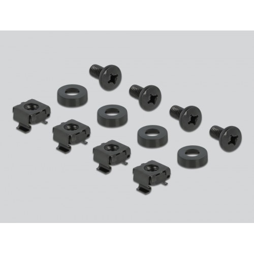 19″ Cable Management Routing Panel with 2 openings 1U black