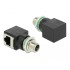 Delock Network Adapter M12 8 pin X-coded male to RJ45 jack