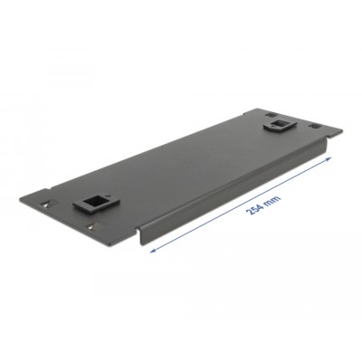 Delock 10″ Network Cabinet Blind Cover tool free 2U black 2