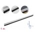 Delock Brush strip 20 mm with aluminium profile straight - length 1 m