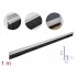 Delock Brush strip 40 mm with aluminium profile straight - length 1 m